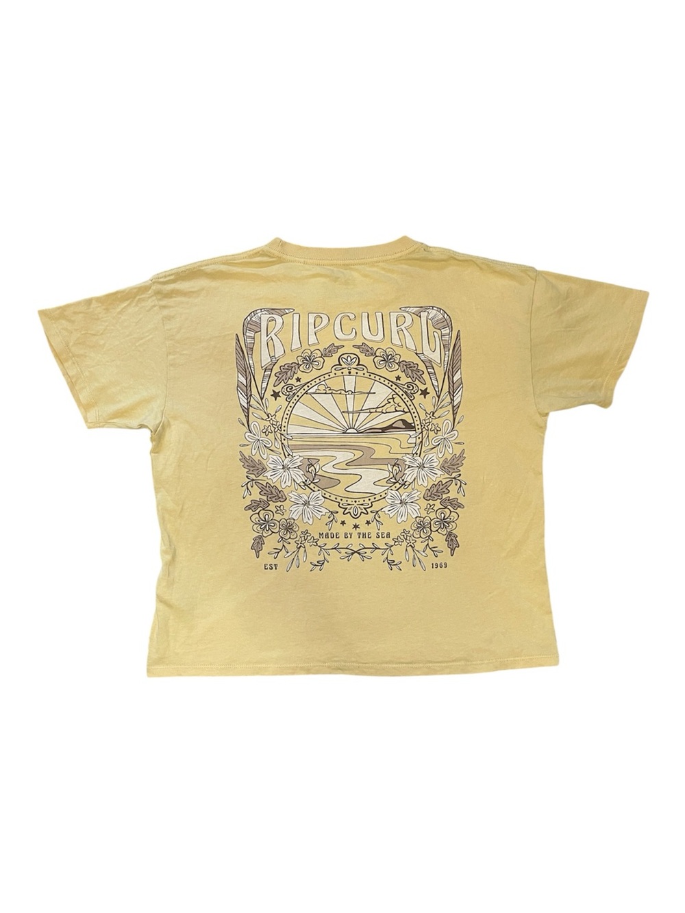 Rip Curl Yellow Graphic T-Shirt